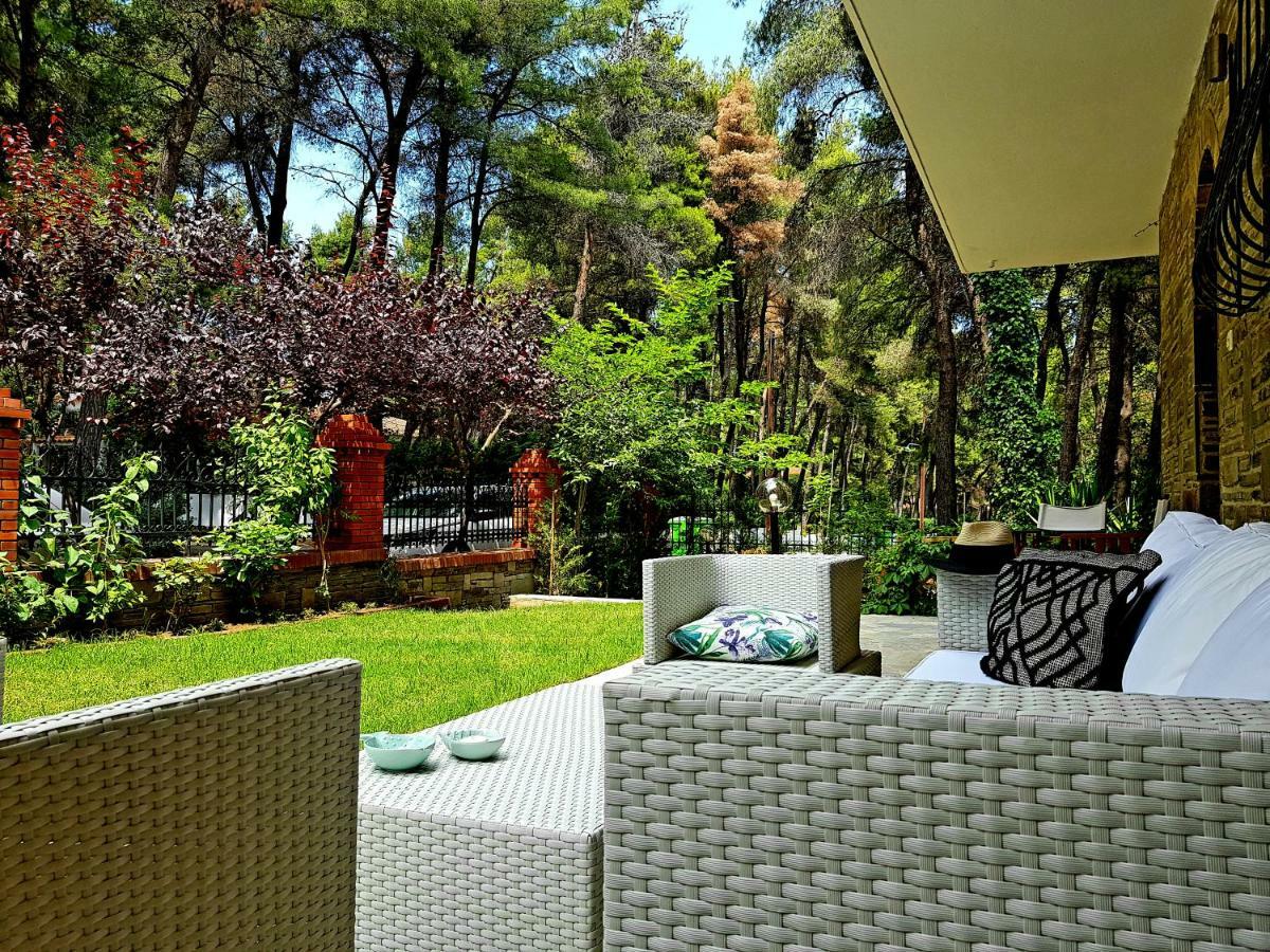 Wood And Stone Villa Sani  Ngoại thất bức ảnh